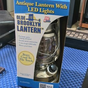 Antique style LED olde Brooklyn lantern